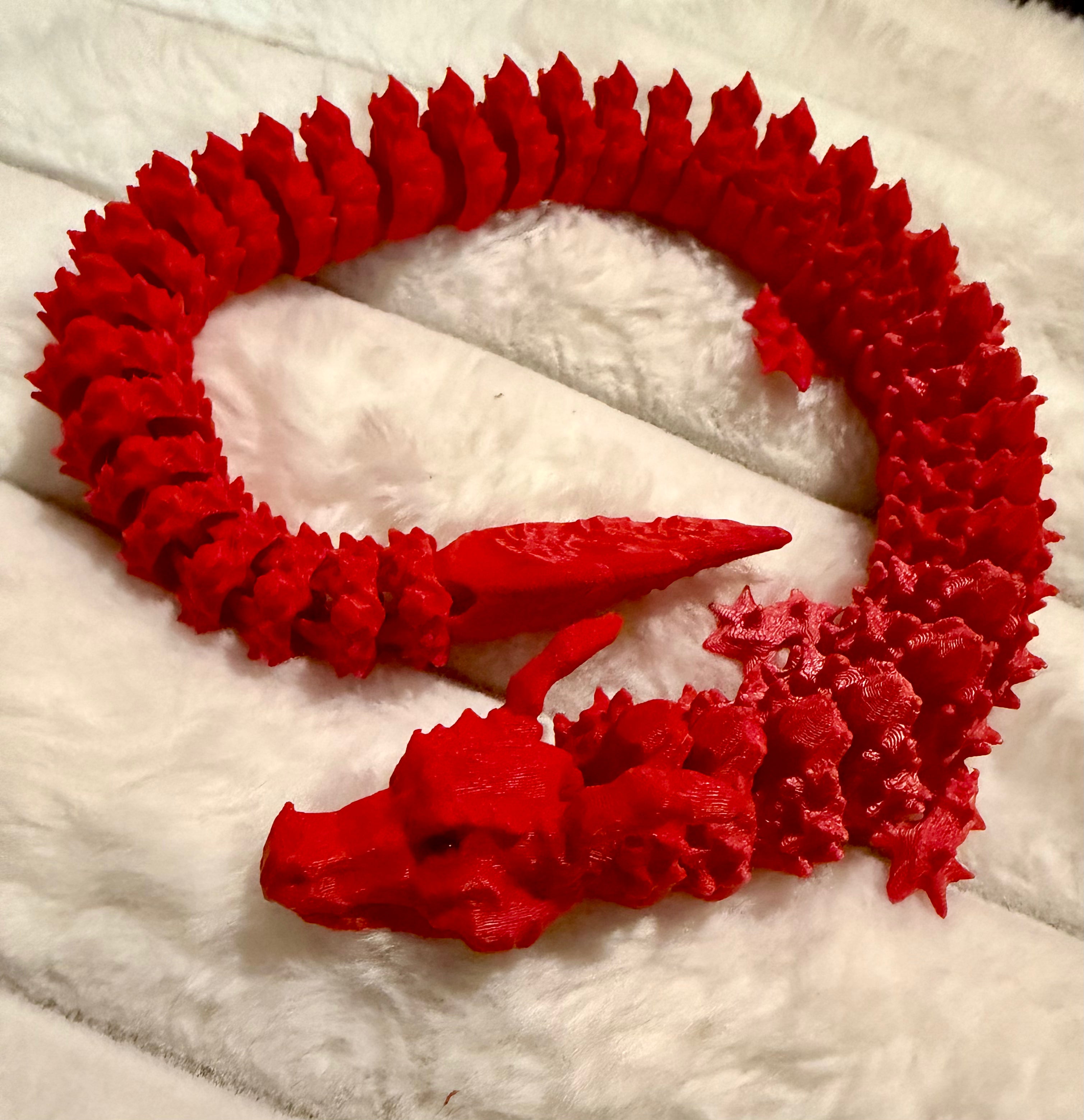 3D Printed Articulated Dragon