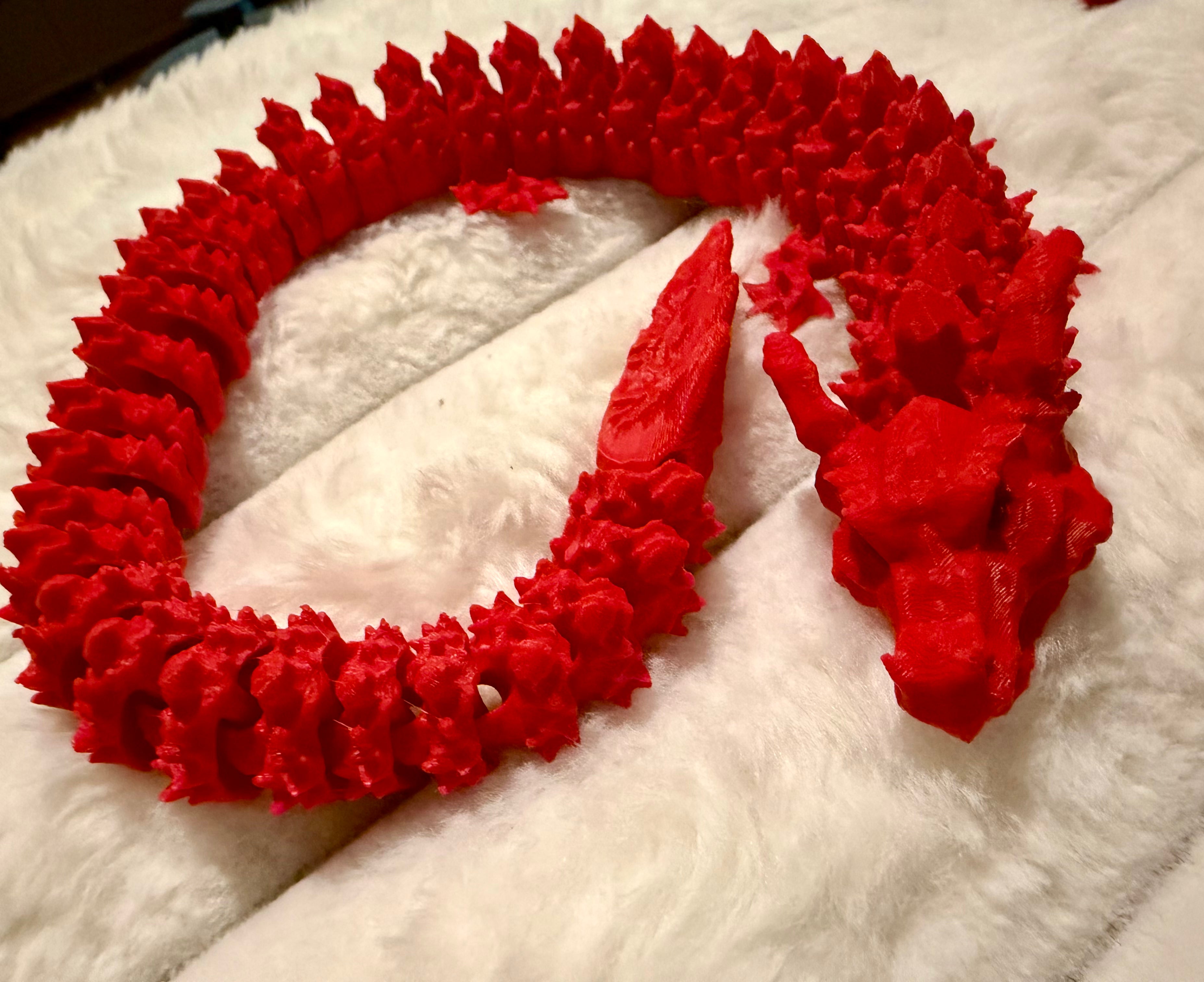 3D Printed Articulated Dragon