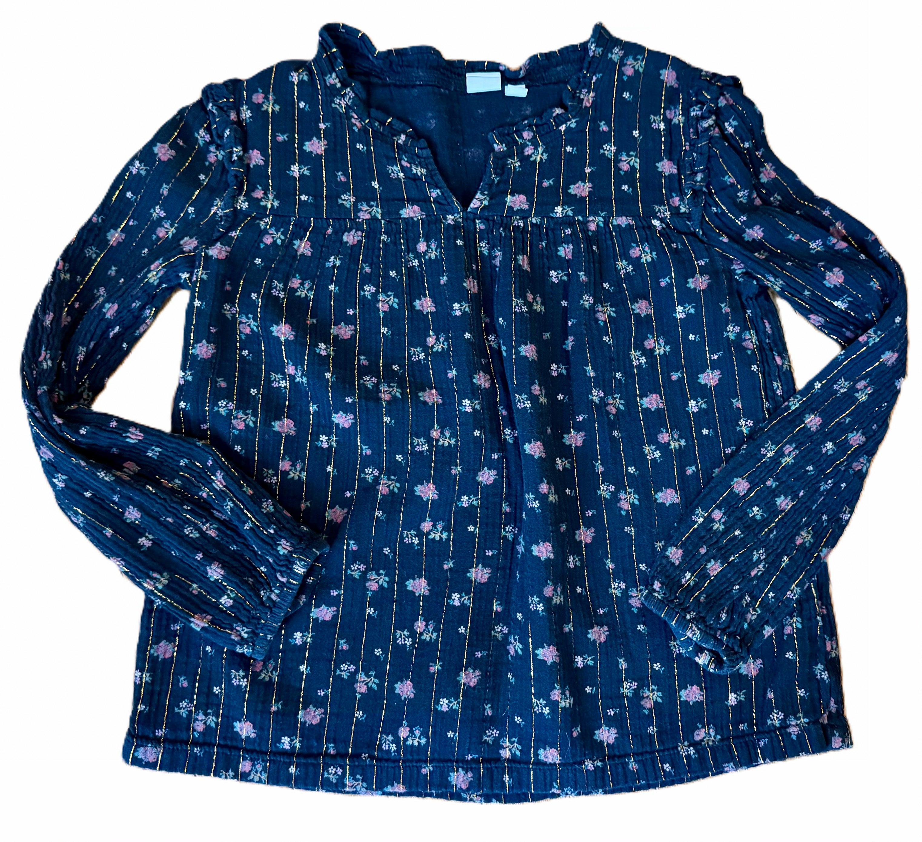 Gap Girls Crinkly Gauzy texture Top