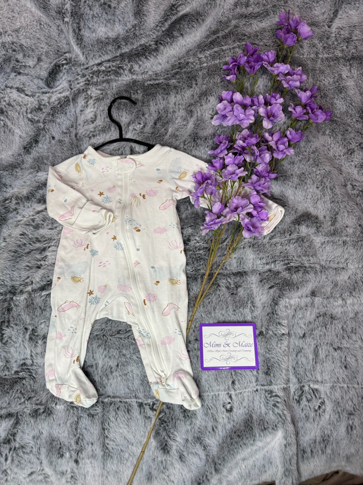Carters Footed Ocean life Sleeper