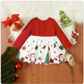 95% Cotton Christmas Dress with Big Bow